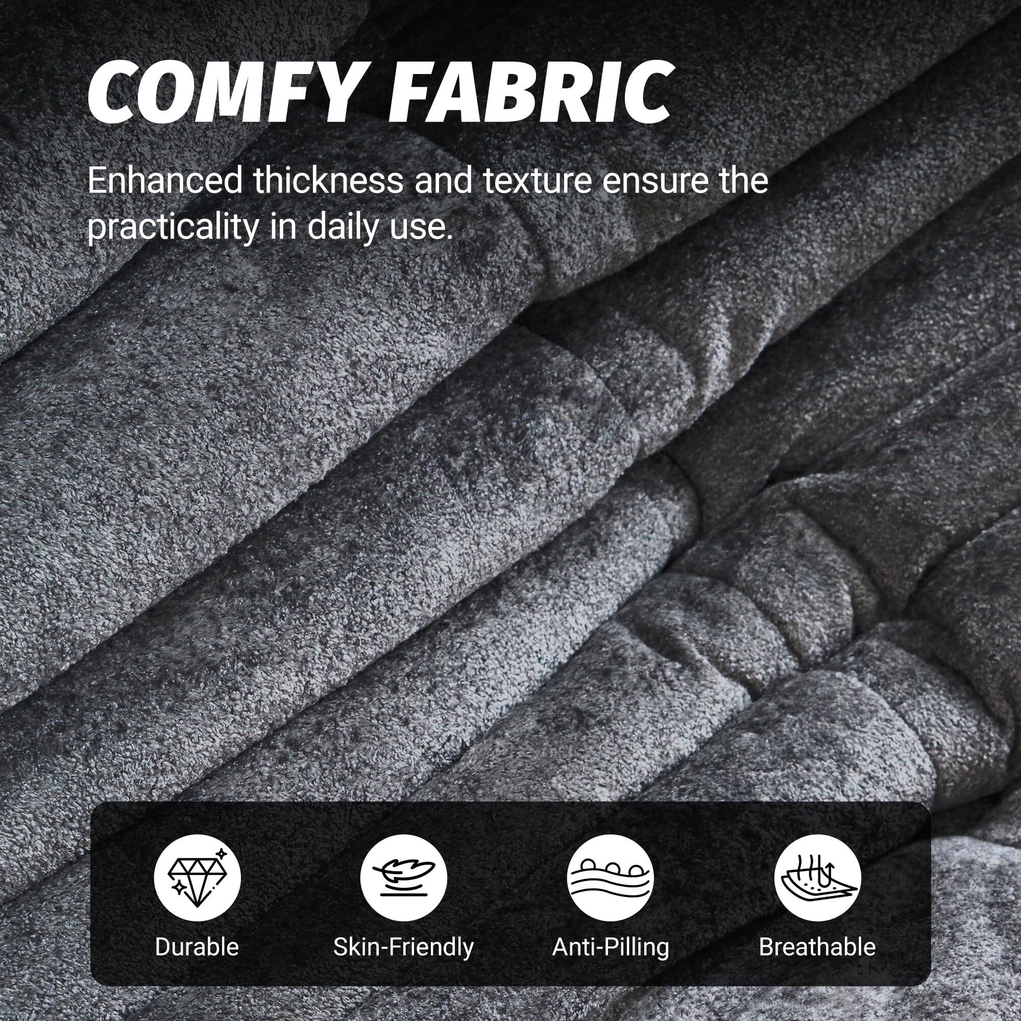 COMFY FABRIC

Enhanced thickness and texture ensure the practicality in daily use.

- Durable
- Skin-Friendly
- Anti-Pilling
- Breathable