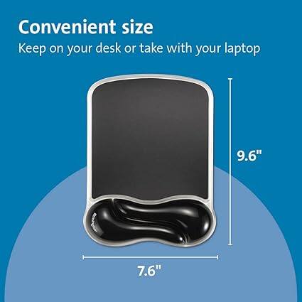 Convenient size  
Keep on your desk or take with your laptop  

9.6"  
7.6"
