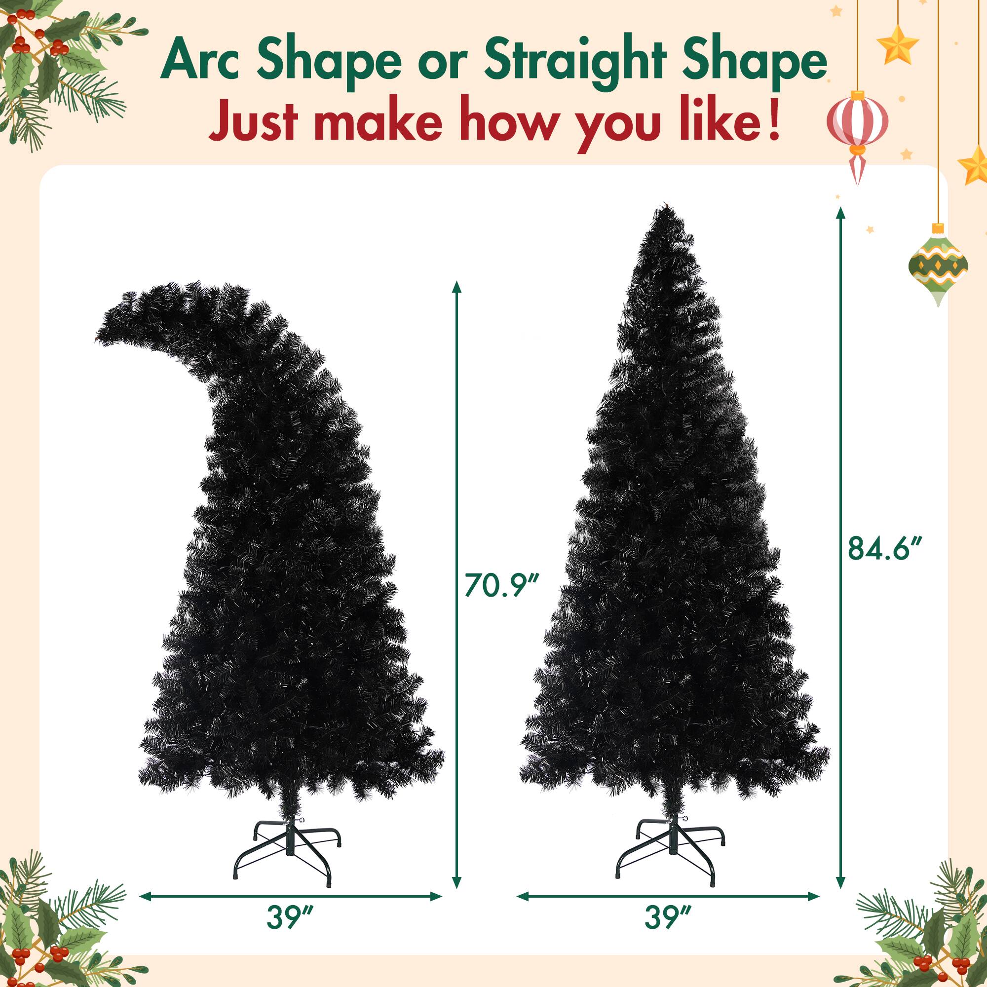 Arc Shape or Straight Shape  
Just make how you like!  

70.9"  
39"  

84.6"  
39"
