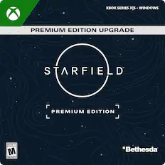 XBOX SERIES X|S WINDOWS PREMIUM EDITION UPGRADE STARFIELD PREMIUM EDITION MATURE 17+ M ESRB "Bethesda