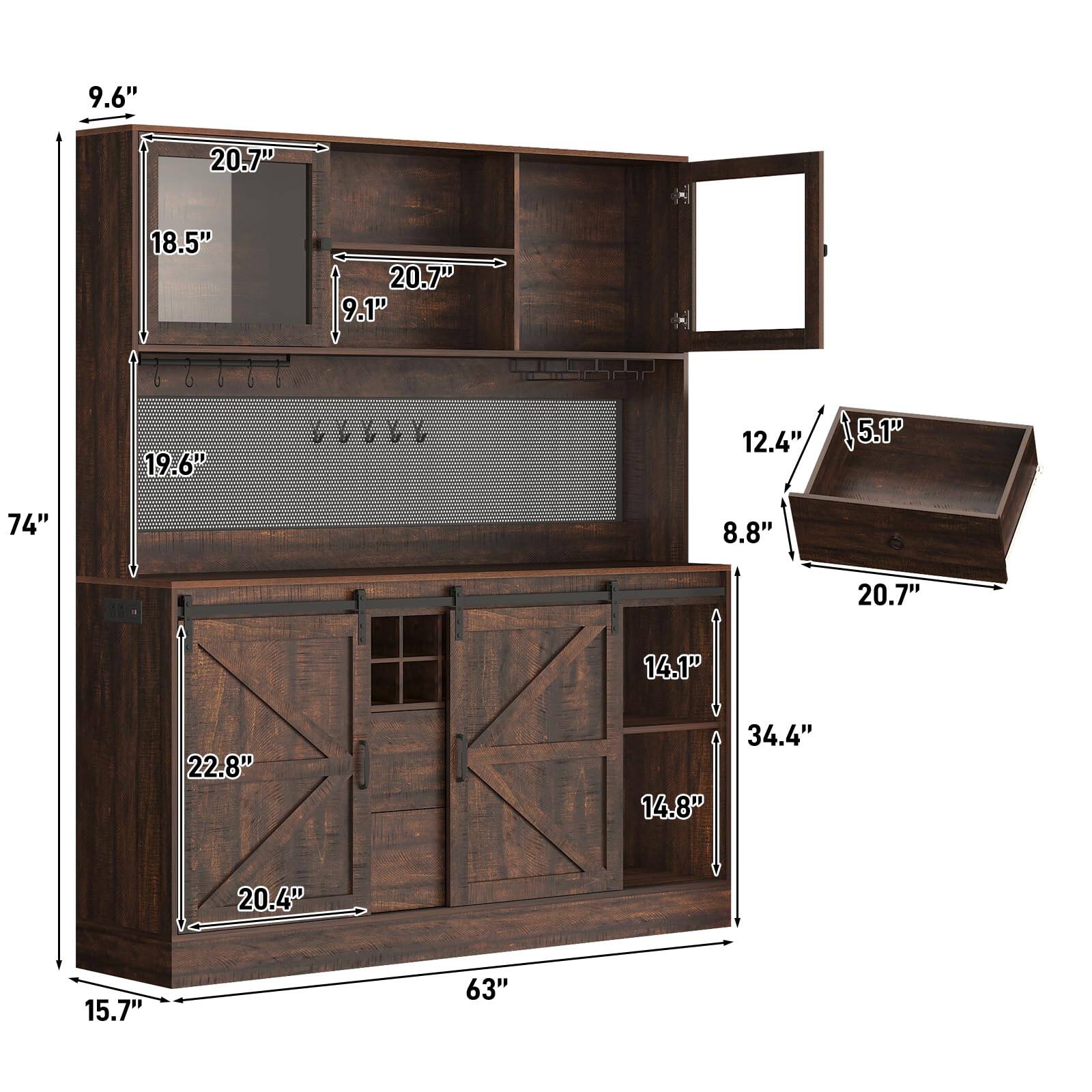 9.6"  
20.7"  
18.5"  
20.7"  
9.1"  
19.6"  
12.4"  
8.8"  
20.7"  
14.1"  
22.8"  
14.8"  
34.4"  
20.4"  
15.7"  
63"  
74"