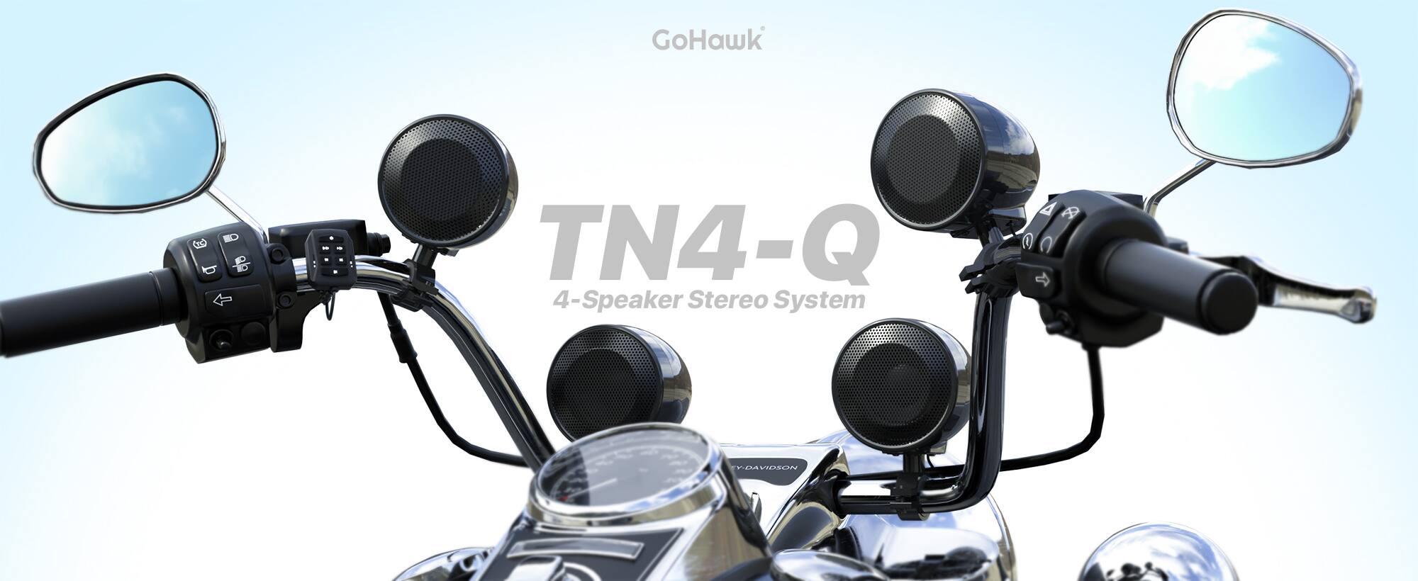 GoHawk TN4-Q 4-Speaker Stereo System
