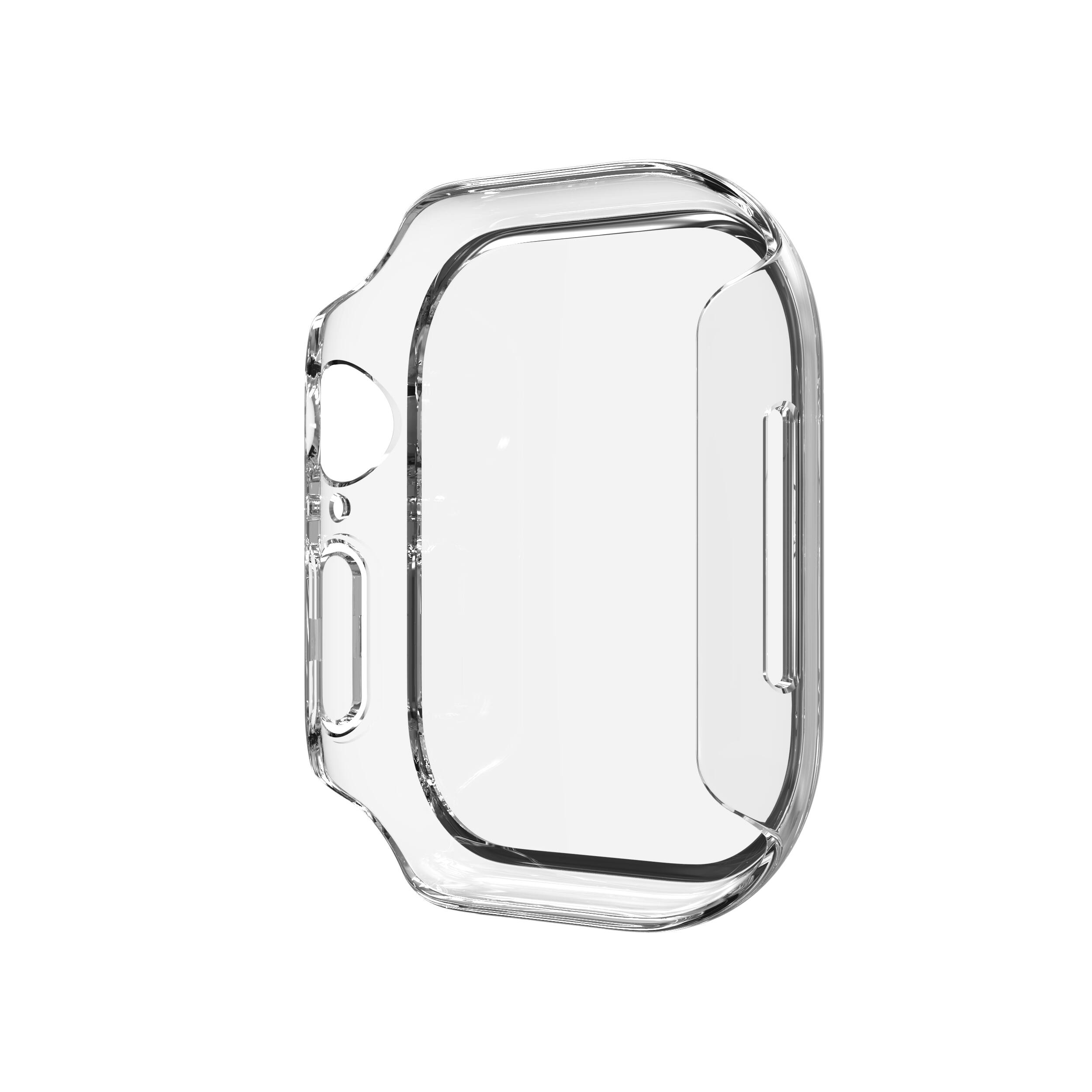 Alt View 20. ZAGG - InvisibleShield Glass Elite 360 Integrated Bumper + Screen Protection for Apple Watch Series 11/10 Large - Clear.
