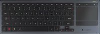 Front Zoom. Logitech - K830 Illuminated Keyboard - Black.