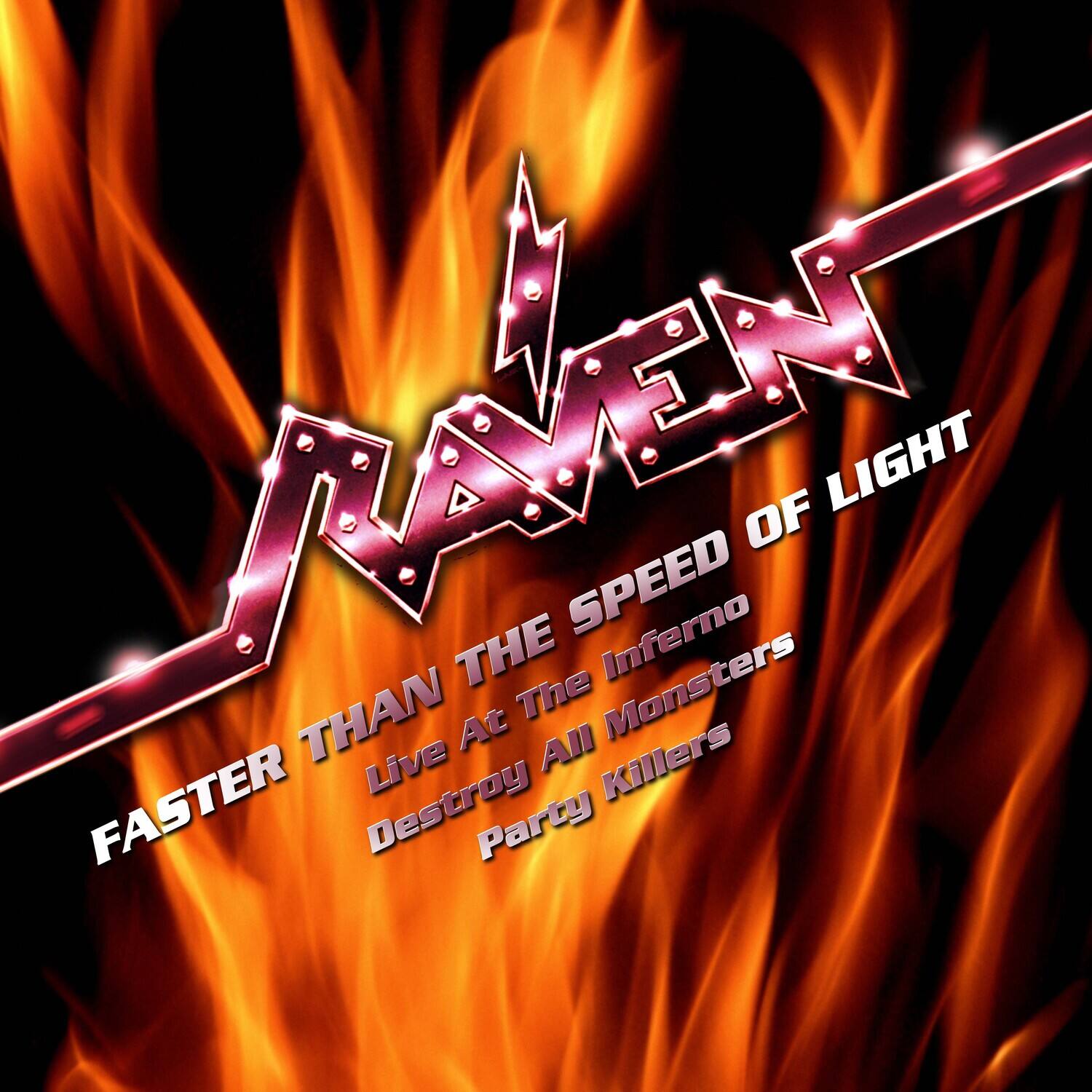 Raven - Faster Than The Speed Of Light - Live At The Inferno, Destroy All Monsters, Party Killers   - COMPACT DISCS [CD] price history on PriceWatchPro
