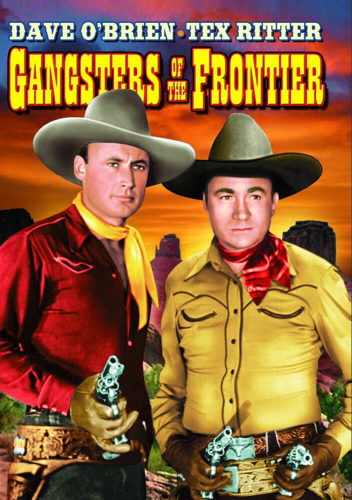 Front. The Texas Rangers: Gangsters of the Frontier - DVD.