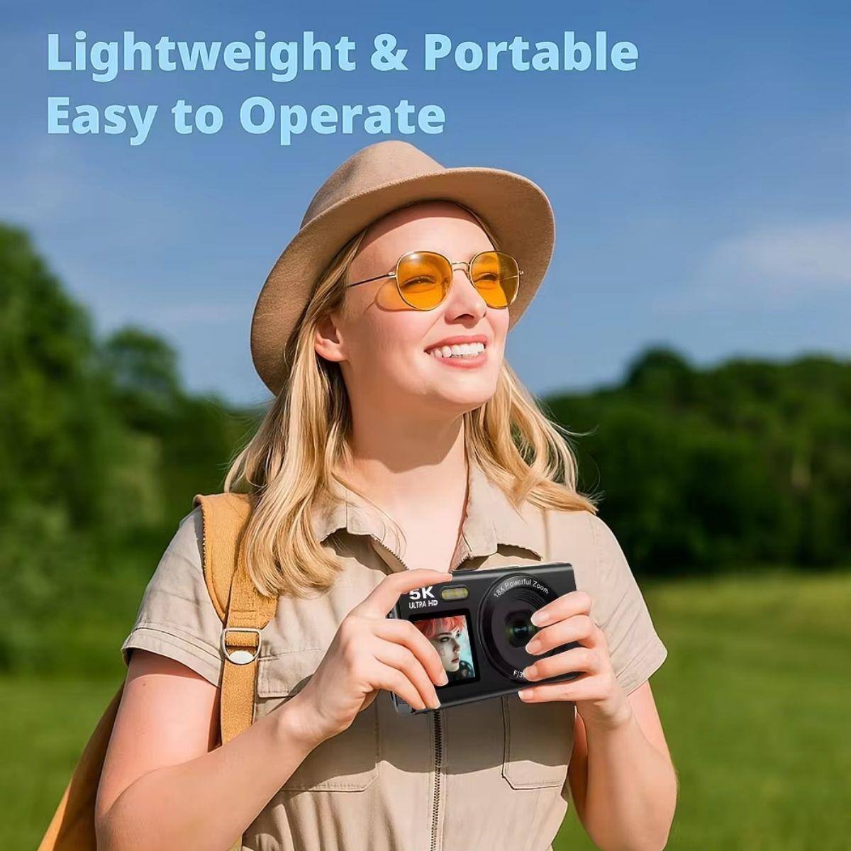Lightweight & Portable  
Easy to Operate  

5K ULTRA HD