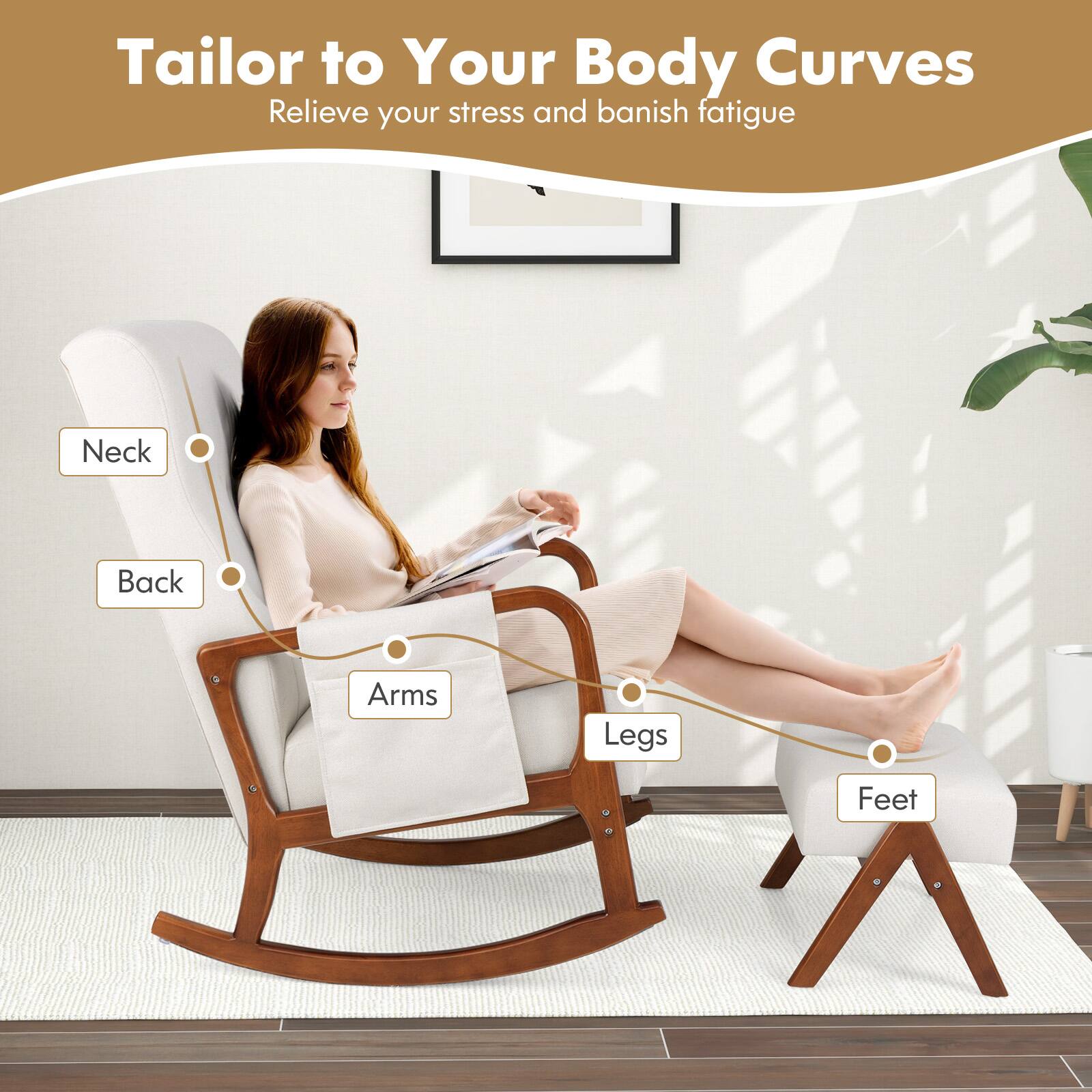 Tailor to Your Body Curves
Relieve your stress and banish fatigue
Neck
Back
Arms
Legs
Feet