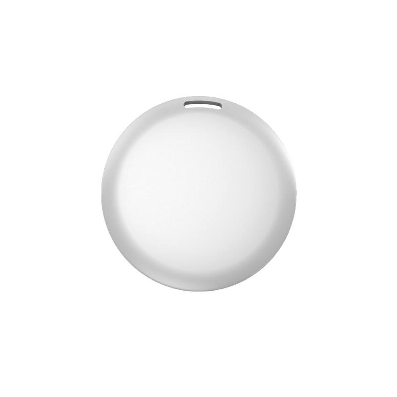 Front. Cluzine - MFi Certified Anti-Lost Device GPS Tracker Bluetooth Pet Luggage Finder Find My Compatible for iOS White - White.