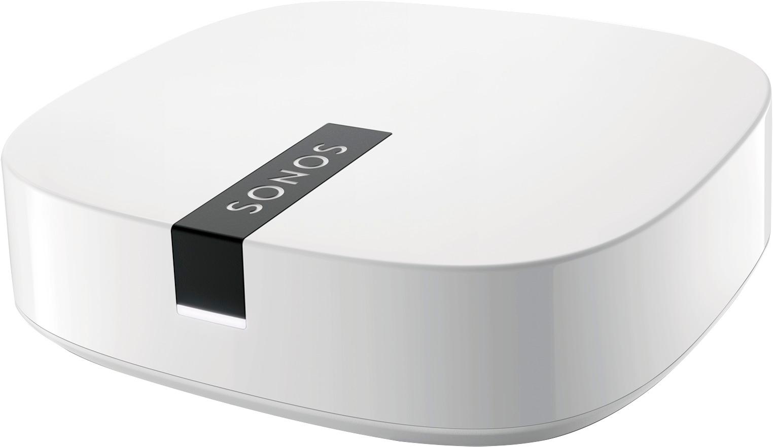 Left View: Sonos - Boost Wireless Speaker Transmitter - White