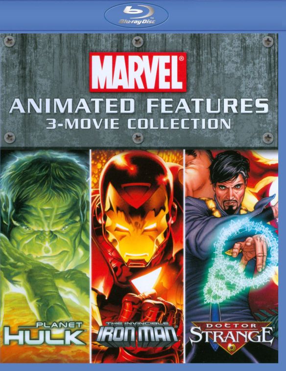  Marvel Animated Features 3-Movie Collection [3 Discs] [Blu-ray]