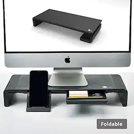 SIIG - Foldable Monitor Stand CEMT2P12S1 - Black