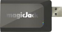 Front. MagicJack - GO VoIP Adapter with 12 Months of Service.