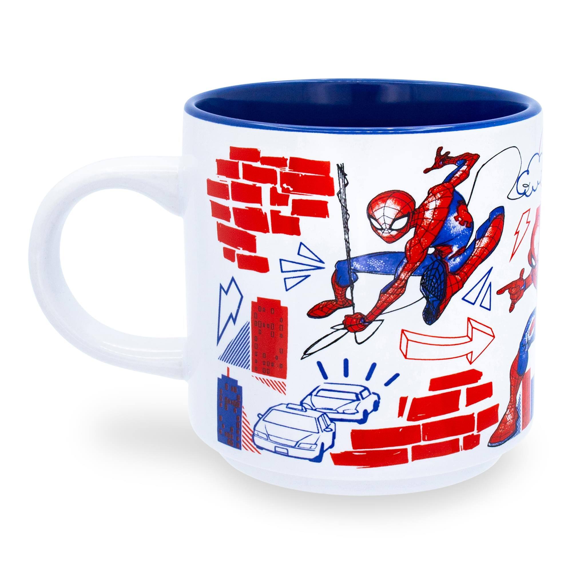 Alt View 10. Marvel - Marvel Comics Spider-Man "New York City" Ceramic Mug | Holds 13 Ounces - Red.