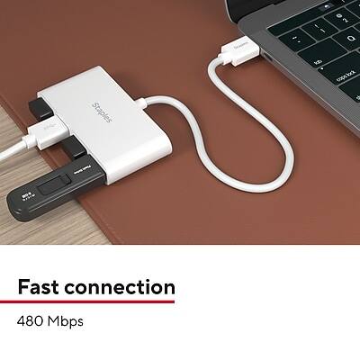 Fast connection  
480 Mbps