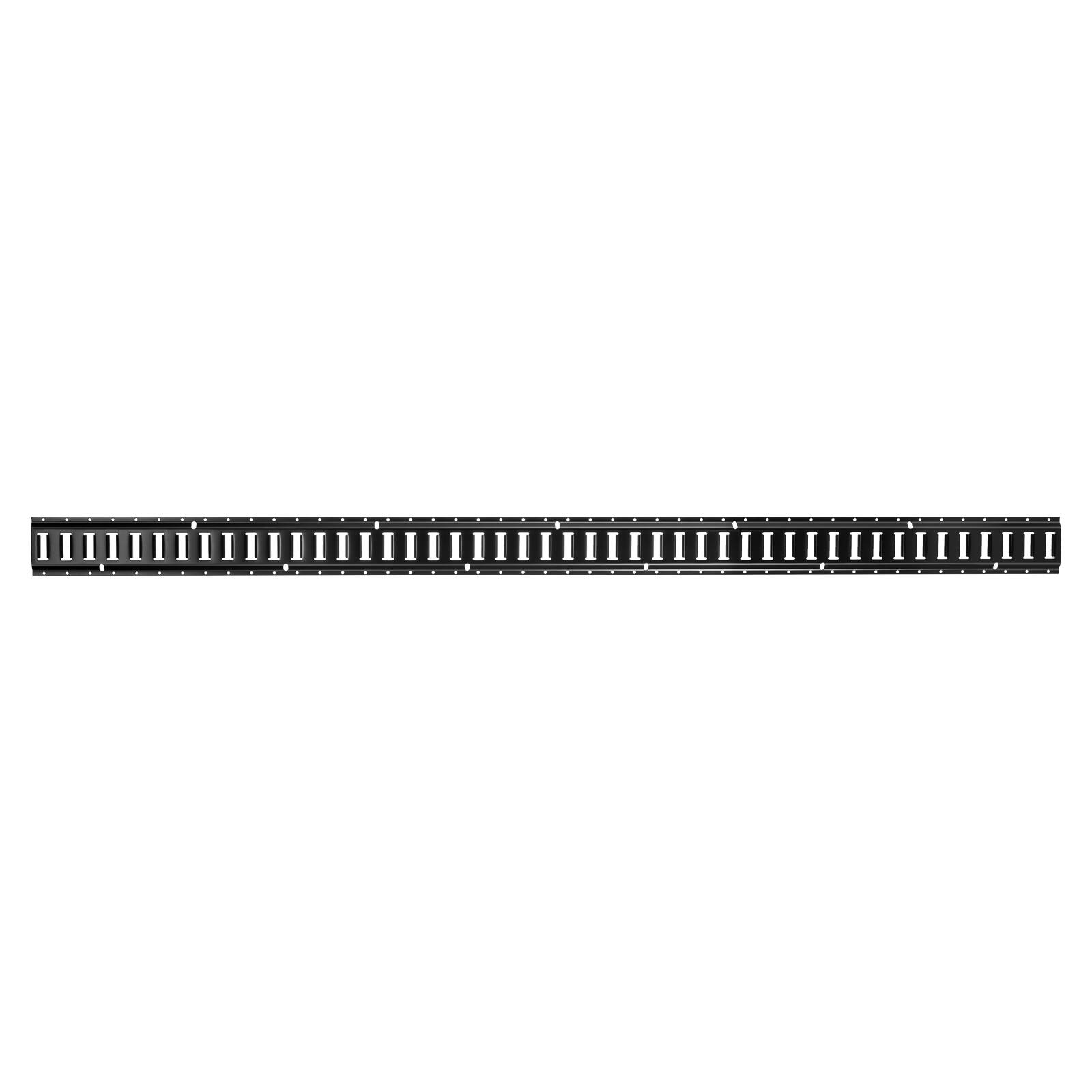 Alt View 5. VEVOR - E-Track Tie-Down Rails, 4 Pack, 7.7 ft E Track Rails Secures Cargo & Heavy Loads Up to 2,000 lbs, Trailer Tie-Down - Black.