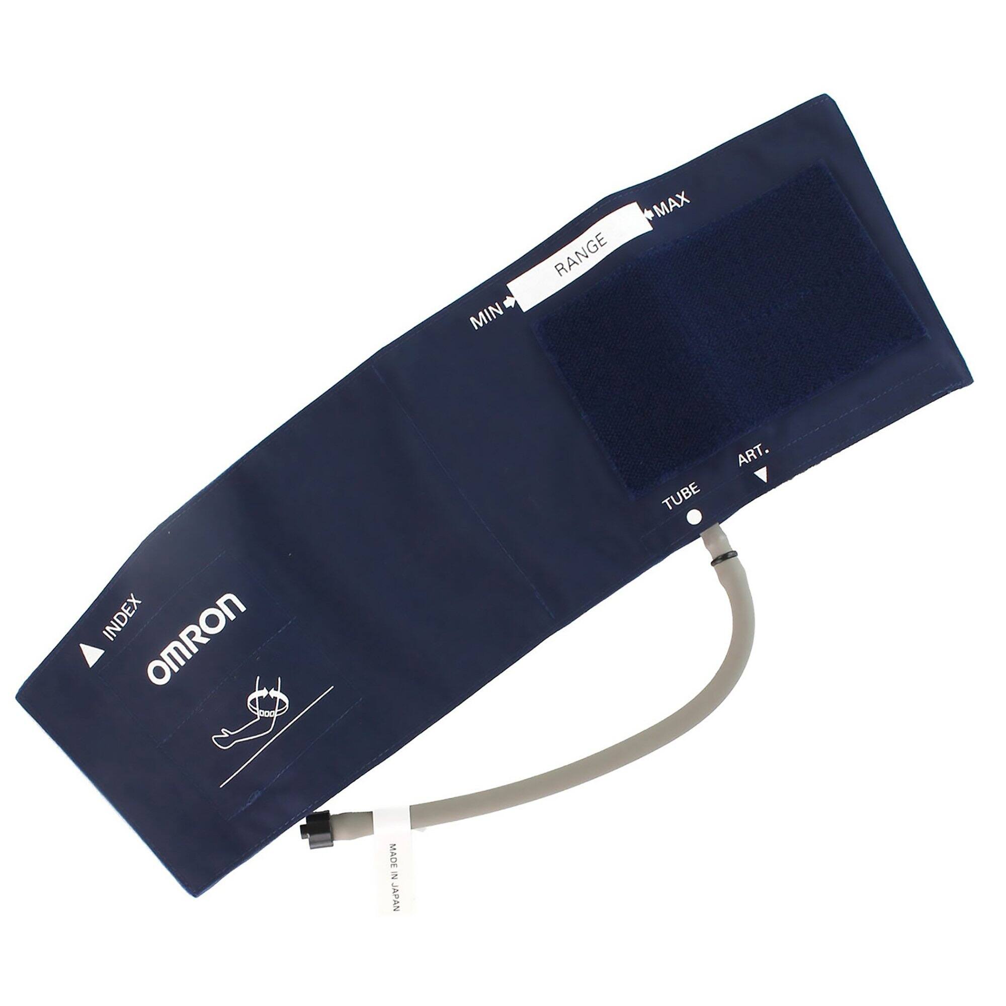 The text on the image reads: "MIN RANGE MAX TUBE ART. INDEX OMRON J0TH 2 JAPAN."