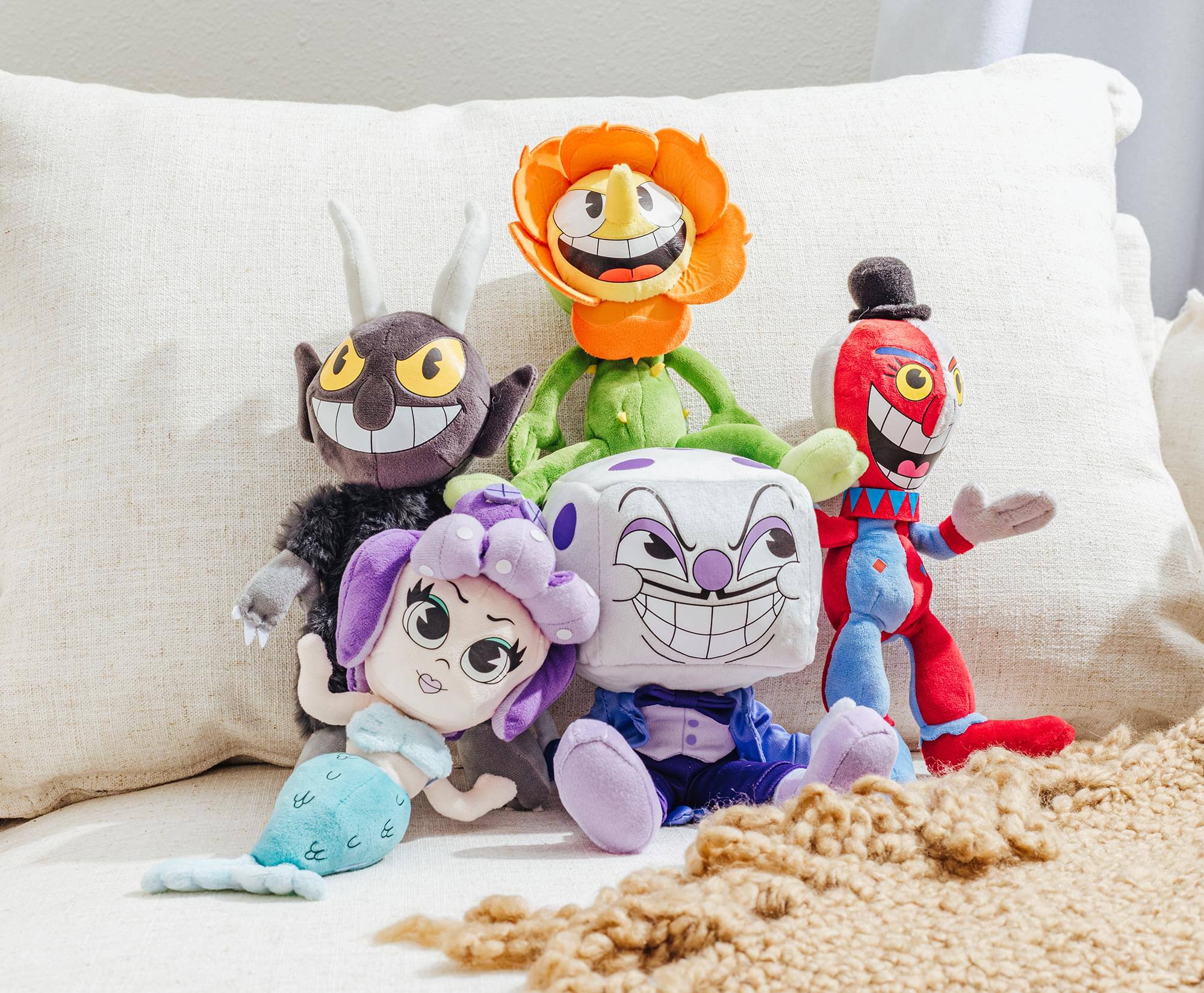 Alt View 1. Toynk - Cuphead 9 Inch Villains Plush Set of 5.