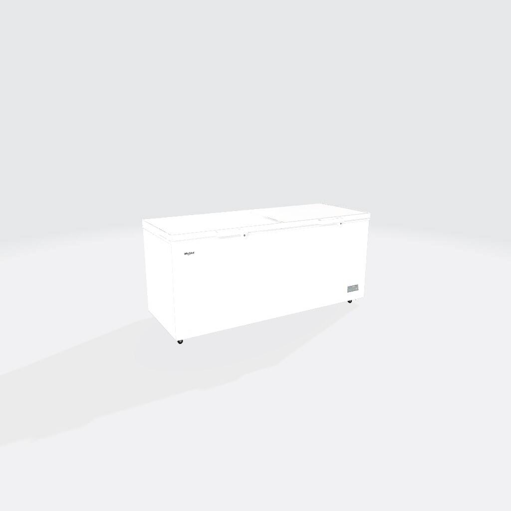 Alt View 3. Whirlpool - Whirlpool 22 cu. ft. Convertible Freezer-to-Fridge Chest Freezer with 4 Storage Baskets - White.