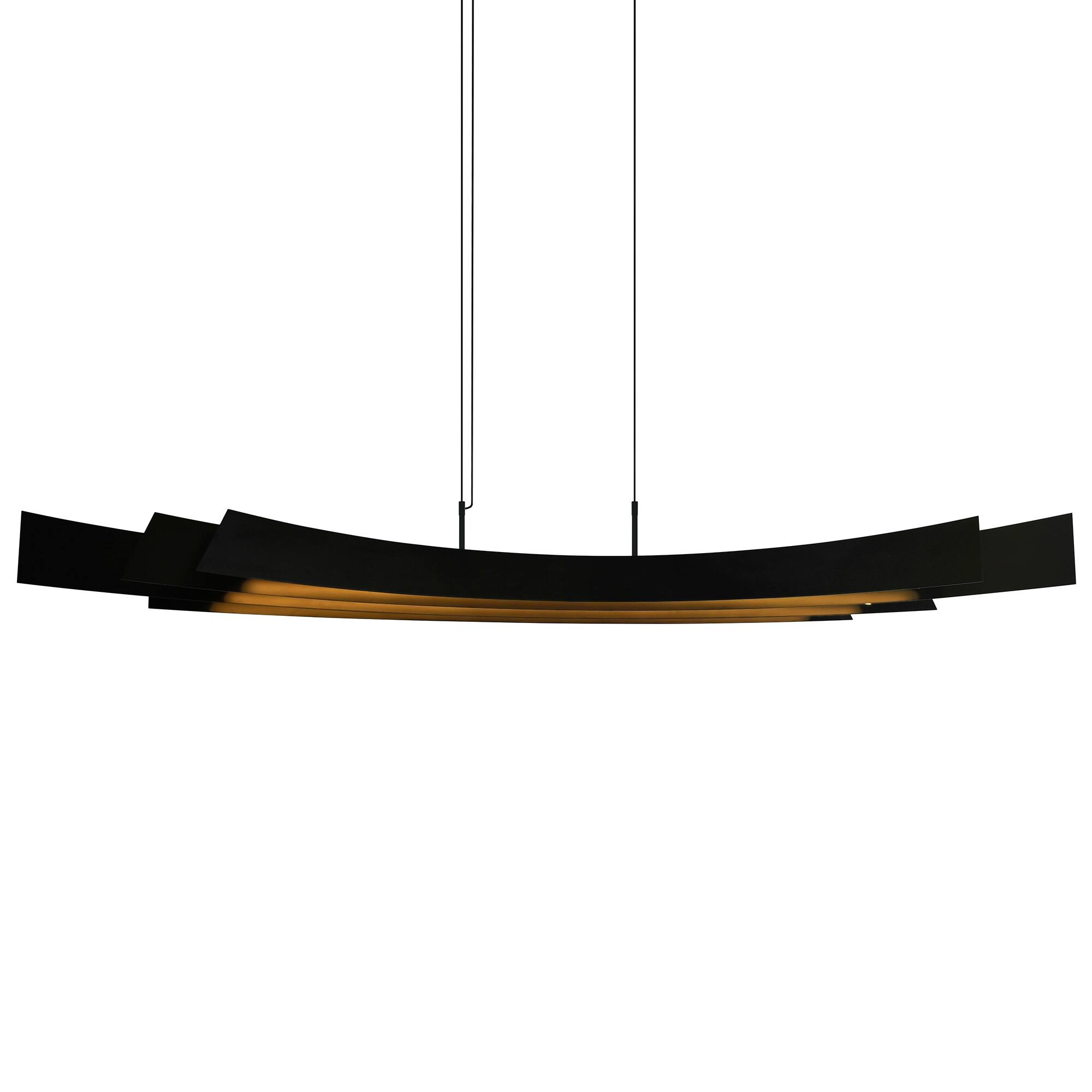 Left. CWI Lighting - Candora Integrated LED Black Island/Pool Table Light - Black.