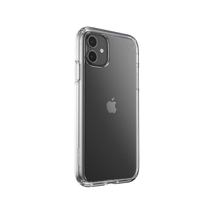 Back. Speck - Speck - Speck Presidio Perfect-Clear Case For Apple iPhone 11 - Clear - Clear.
