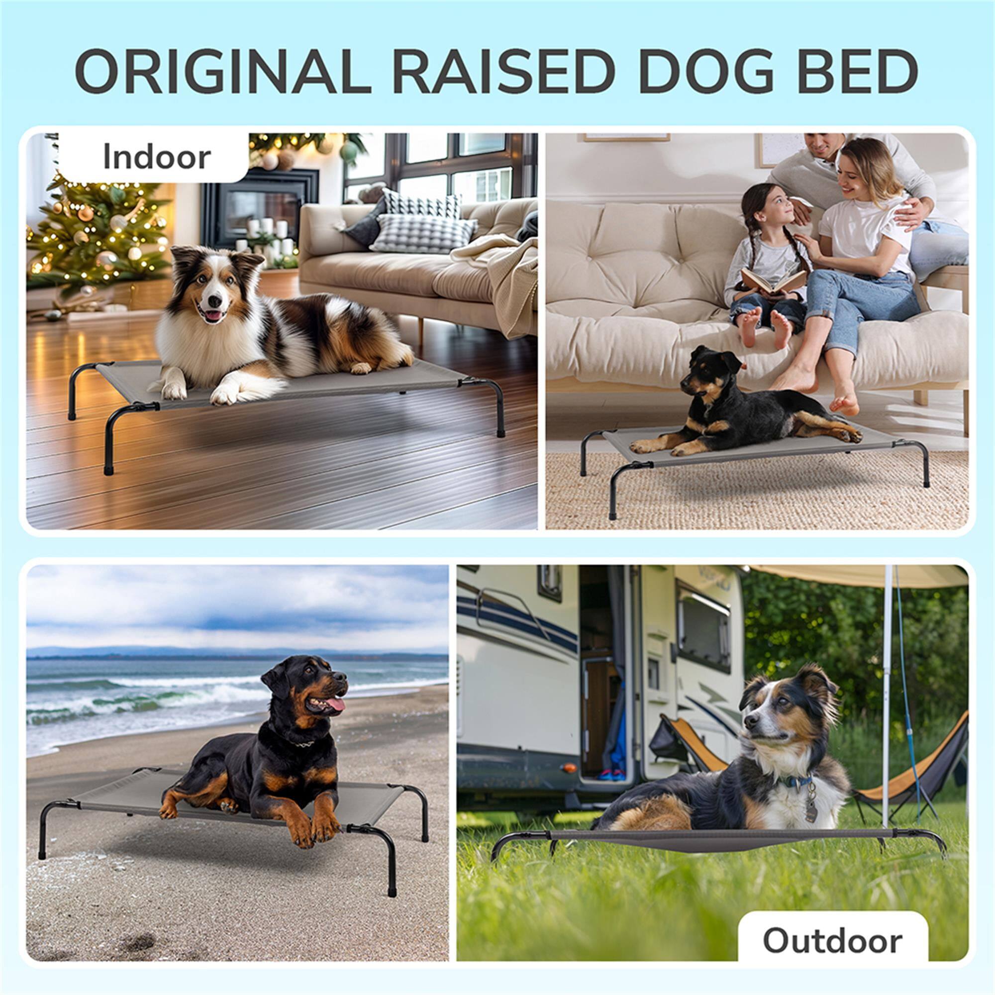 ORIGINAL RAISED DOG BED

Indoor

Outdoor