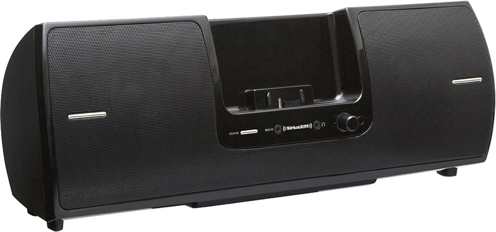Angle. SiriusXM - SD2 Portable Speaker Dock - Black.