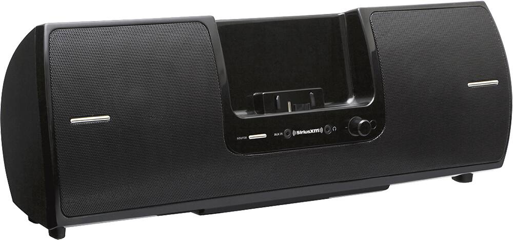 Angle. SiriusXM - SD2 Portable Speaker Dock - Black.