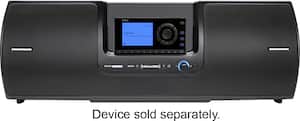 SiriusXM - SD2 Portable Speaker Dock - Black - Front_Zoom