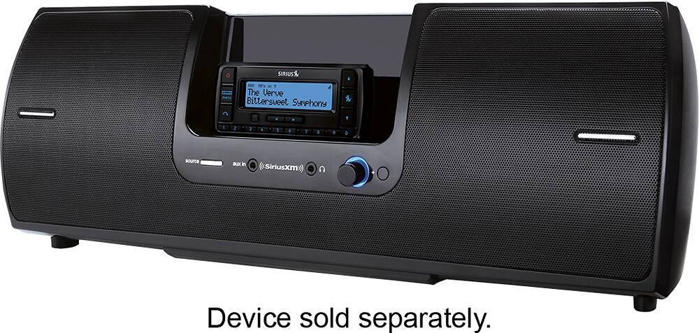 Left. SiriusXM - SD2 Portable Speaker Dock - Black.