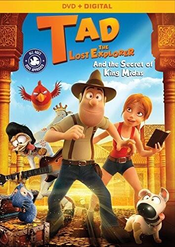 Front. Tad the Lost Explorer and the Secret of King Midas   - DVD.