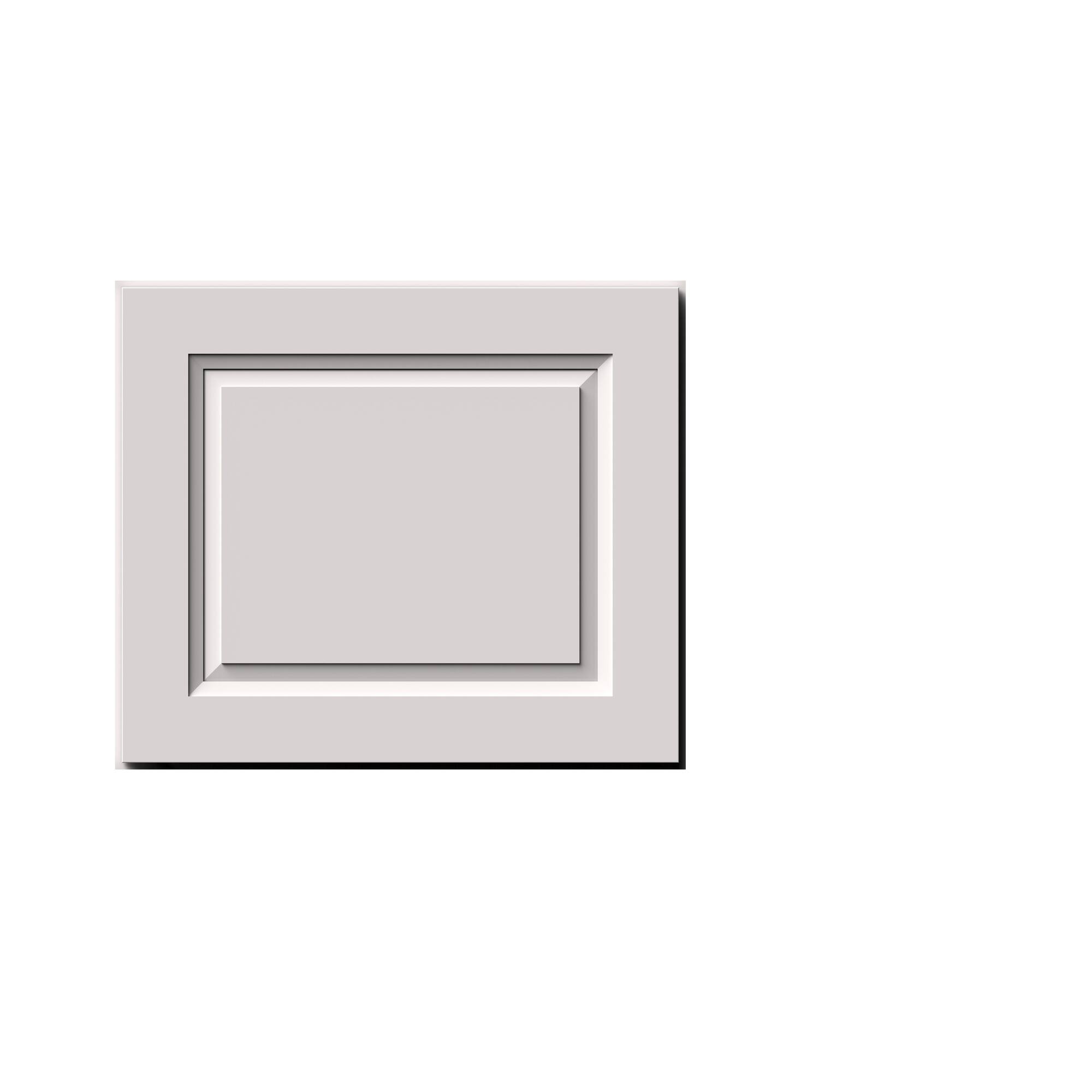 Alt View 1. Boyel Living - 21-in W x 18-in H x 12-in D Shaker RTA Kitchen Wall Cabinet with Soft-Close Doors - Glacier White.