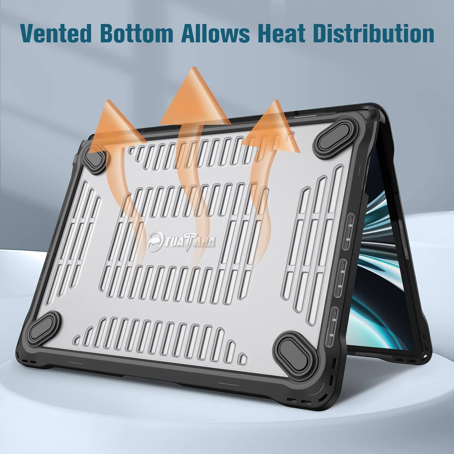 Vented Bottom Allows Heat Distribution