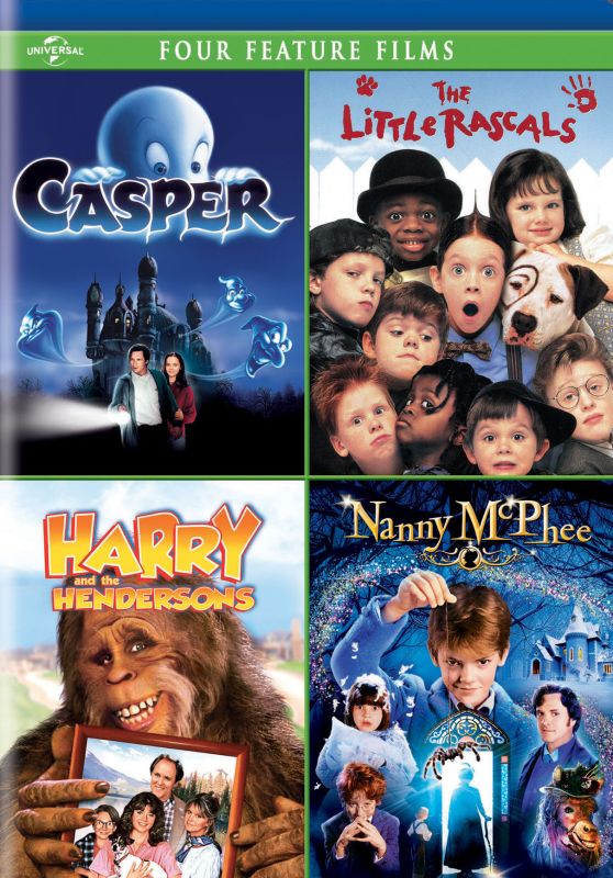  Casper/The Little Rascals/Harry and the Hendersons/Nanny McPhee [4 Discs] [Fandango Movie Cash] [DVD]