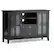 Front. Simpli Home - Artisan SOLID WOOD 53 inch Wide Transitional TV Media Stand in Black For TVs up to 60 inches - Black.