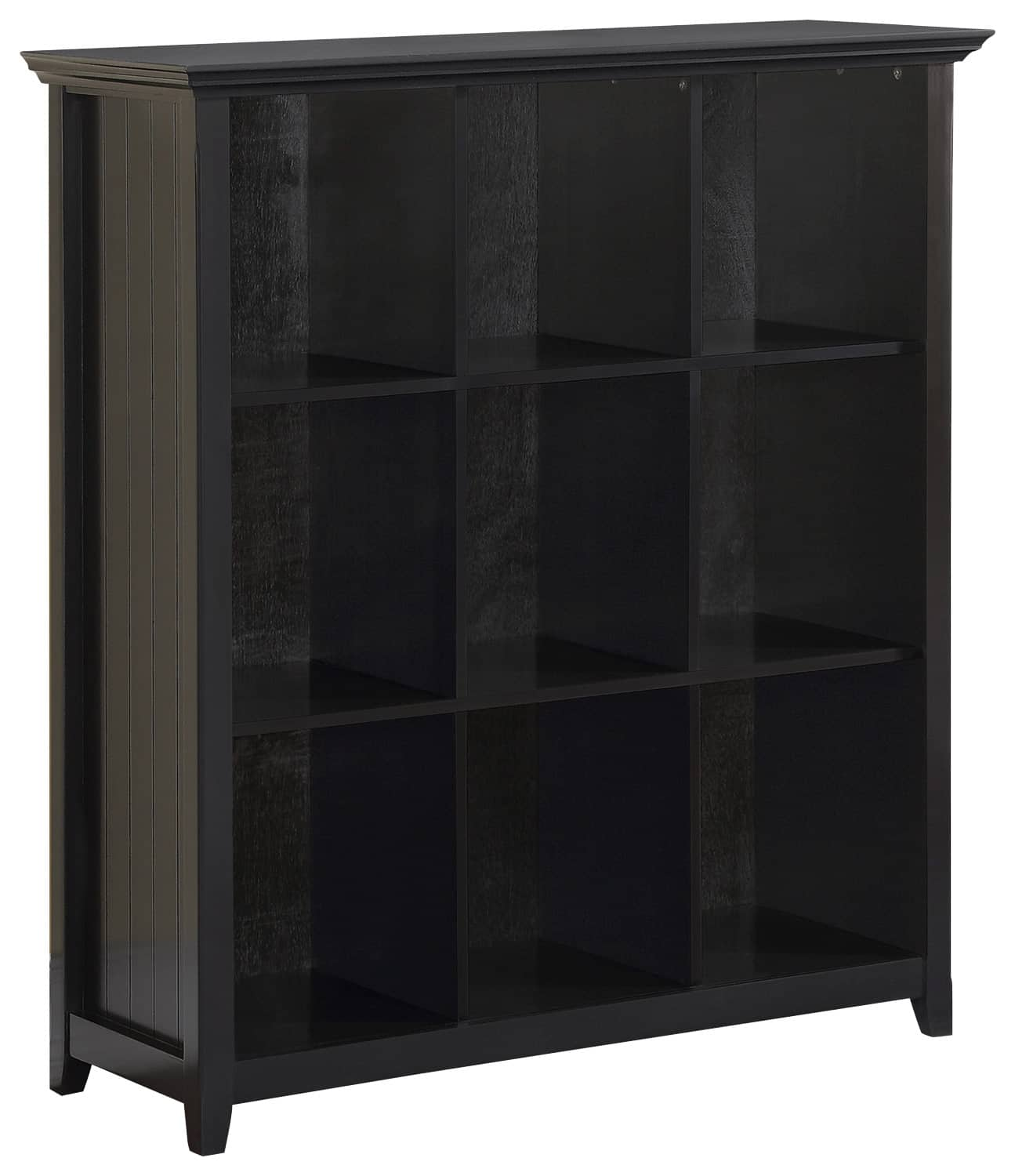 Simpli Home - Acadian 9-Shelf Bookcase - Black