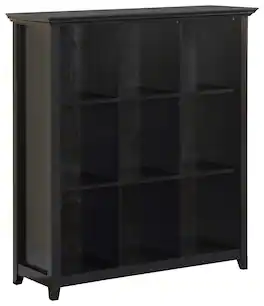 Simpli Home - Acadian 9-Shelf Bookcase - Black