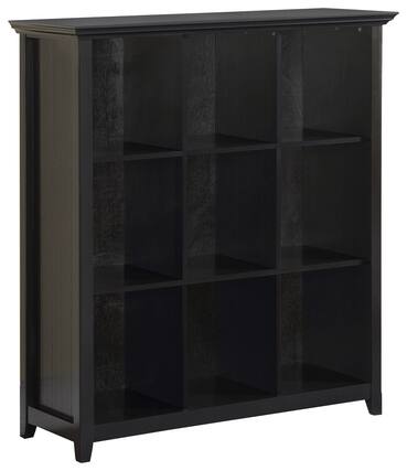 Angle. Simpli Home - Acadian 9-Shelf Bookcase - Black.