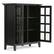 Alt View 11. Simpli Home - Acadian Medium Storage Cabinet - Black.