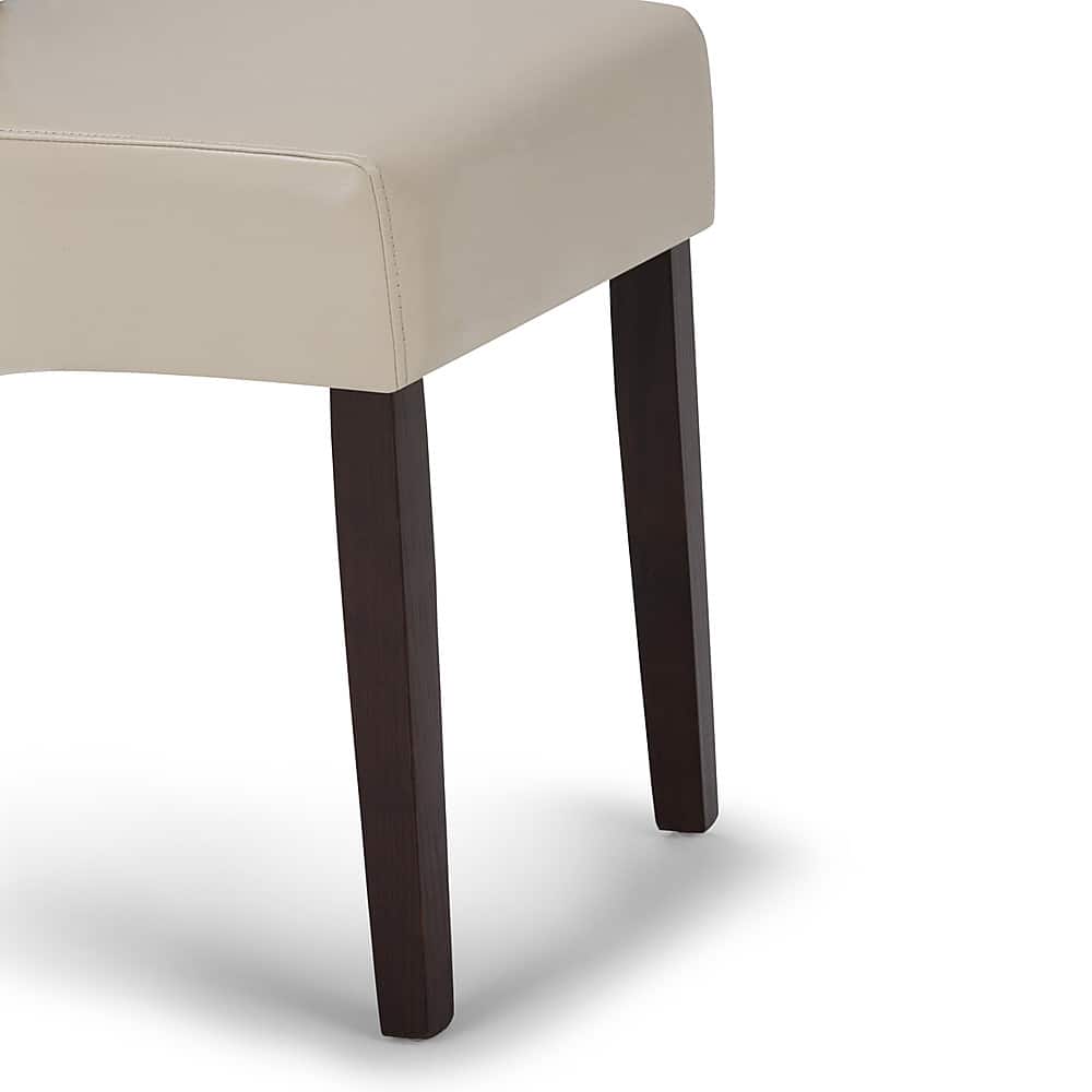 Best Buy Simpli Home Avalon Wood & Polyurethane Faux Leather Dining