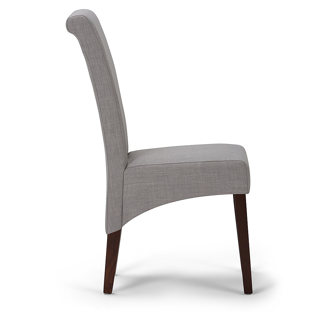 Customer Reviews: Simpli Home Avalon Polyester & Wood Dining Chairs ...
