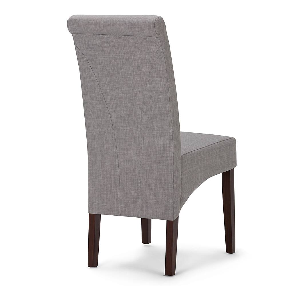 Alt View 12. Simpli Home - Avalon Polyester & Wood Dining Chairs (Set of 2) - Dove Gray.