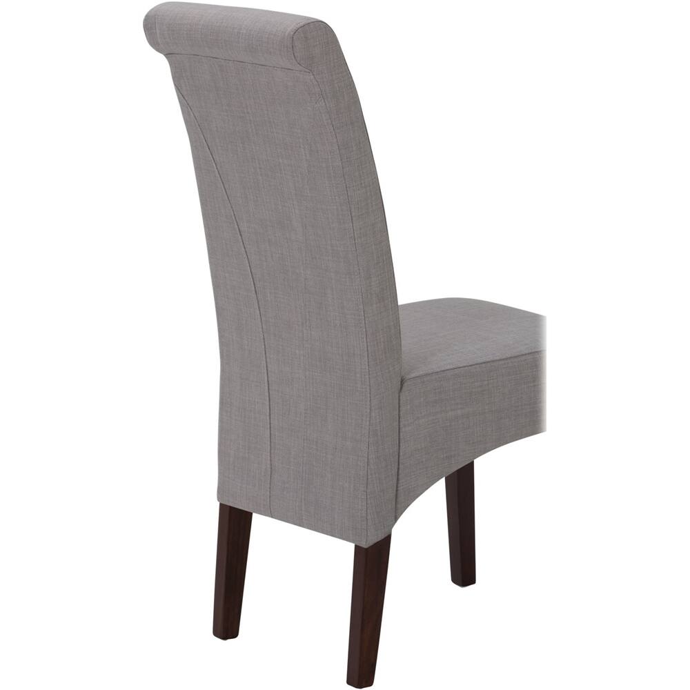 Alt View 16. Simpli Home - Avalon Polyester & Wood Dining Chairs (Set of 2) - Dove Gray.