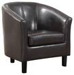 Simpli Home - Austin Tub Chair - Dark Brown - Larger Front
