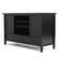 Angle. Simpli Home - Warm Shaker SOLID WOOD 47 inch Wide Transitional TV Media Stand in Black For TVs up to 50 inches - Black.