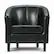 Angle. Simpli Home - Austin Armchair - Black.