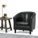 Left. Simpli Home - Austin Armchair - Black.