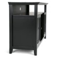 Alt View Zoom 11. Simpli Home - Amherst TV Cabinet for Most TVs Up to 60" - Rich Black.