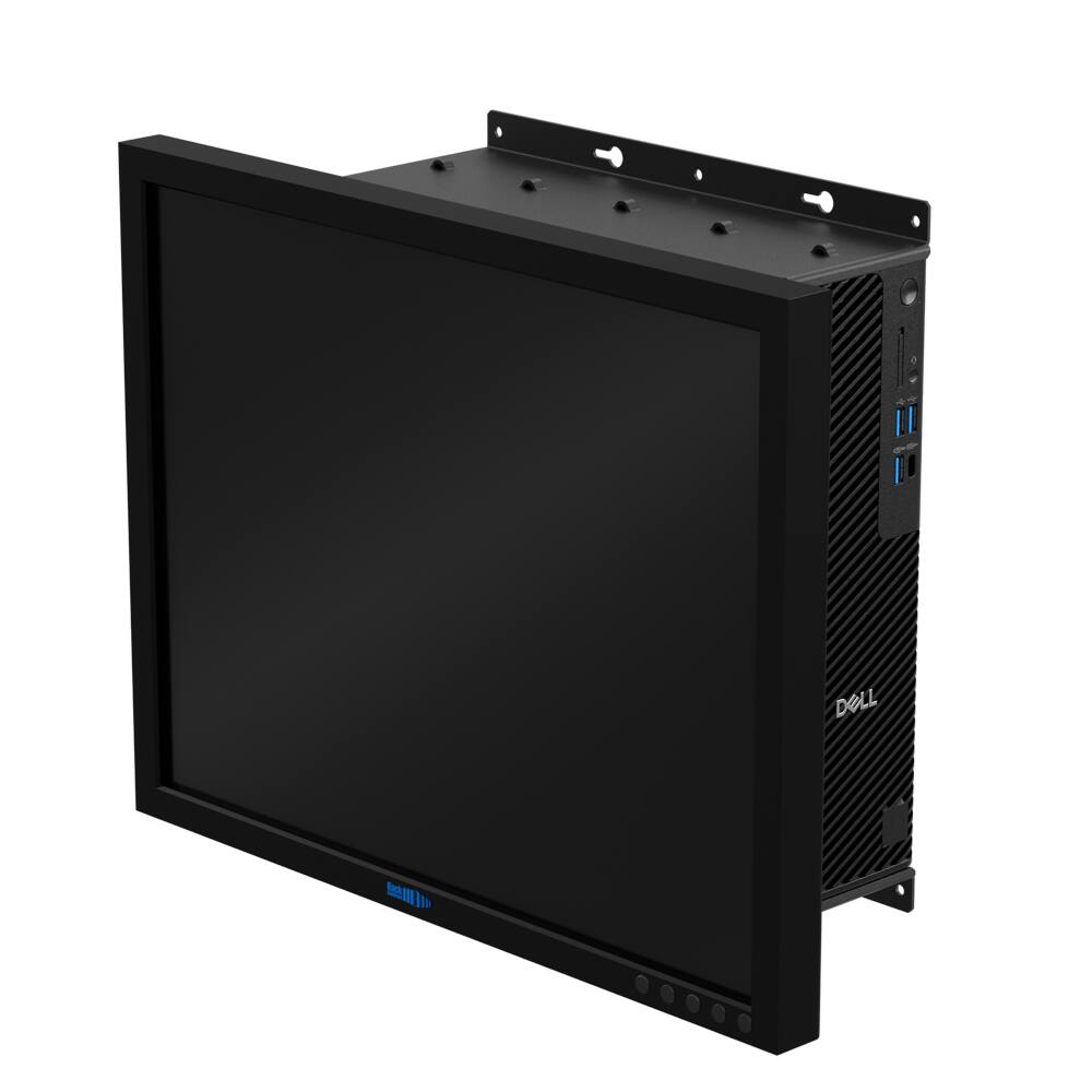 Alt View 1. RackSolutions - RackSolutions 135-B Wall Mount for Dell Pro Slim - Black.