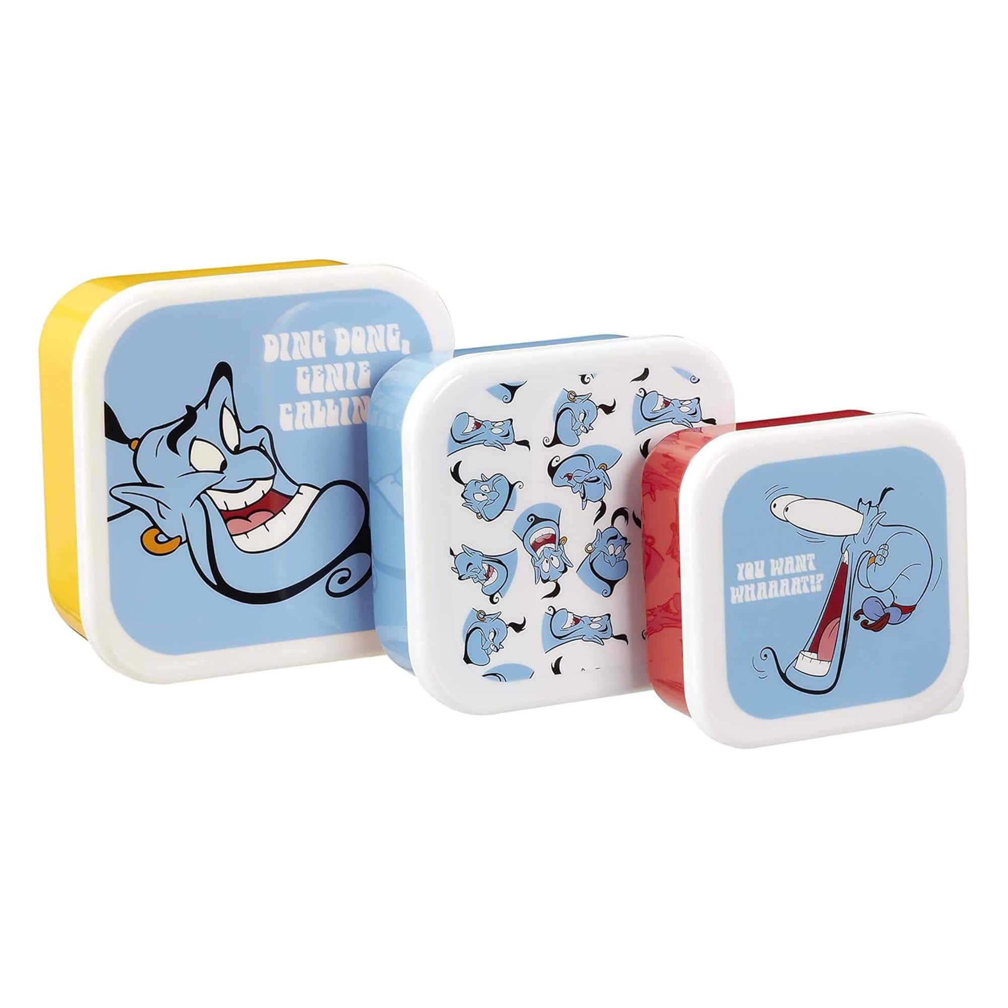 Funko Disney Aladdin Genie 3 Piece Plastic Storage Set - Multicolored